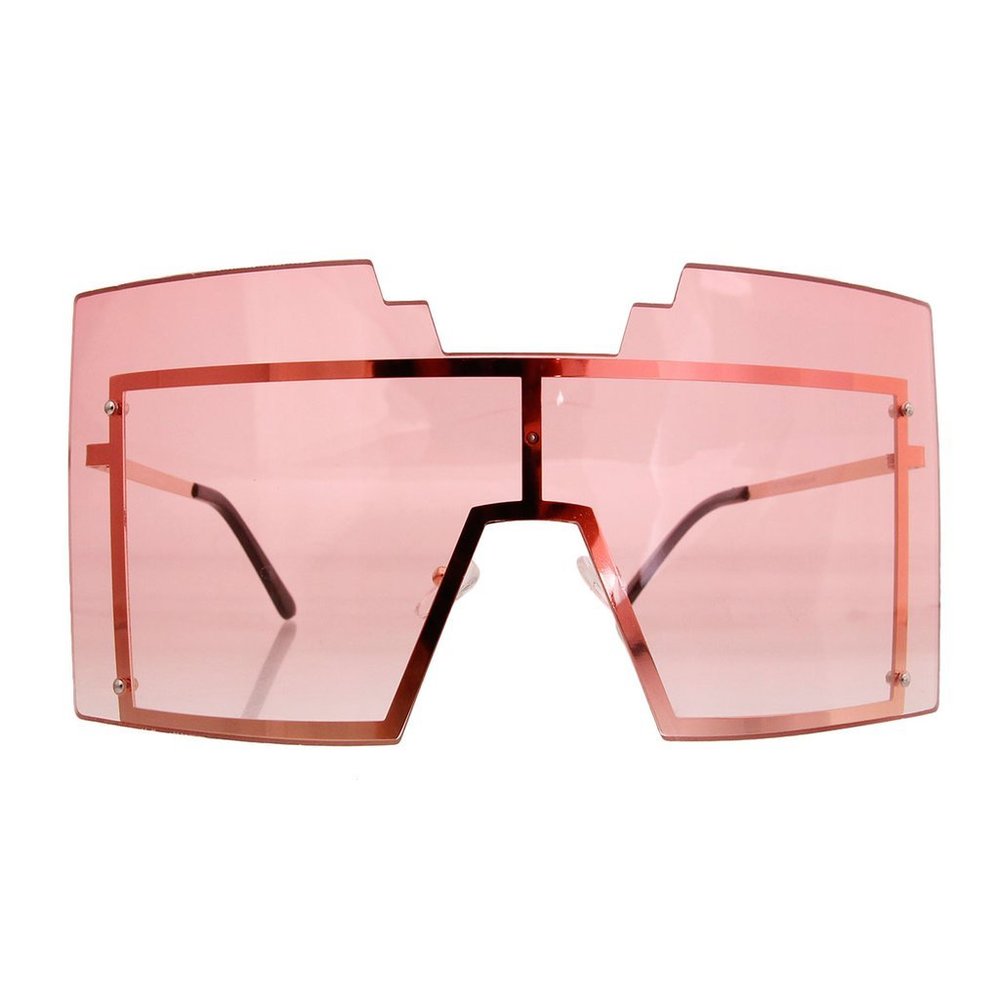 Geometric Shield Sunglasses